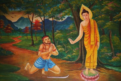 Scène uit het leven van de Boeddha, Vientiane, Laos door Unbekannt