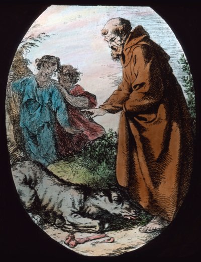 Scène uit het leven van Sint Franciscus van Assisi door Unbekannter Künstler