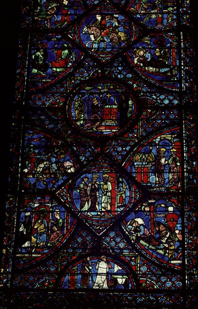 Scènes uit het Leven van Karel de Grote (747-814) uit de omgang, ca. 1215-35 door Unbekannt