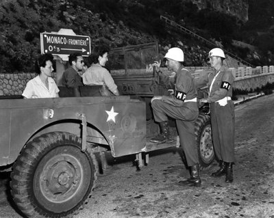 Tweede Wereldoorlog (1939-1945): In de buurt van Monaco Franse Rivièra 30 juni 1945: Twee WAC