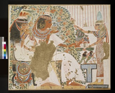 Heiligdom opgericht door Farao Taharqa in de hof van de Tempel van Amon gebouwd door hem in Kawa in Nubië, 25e Dynastie, Late Periode, 690-64 v.Chr. (foto) door Unbekannt