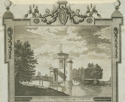 Shugborough - Tempel van de Winden: gravure, nd [ca. 1770] door Unbekannt