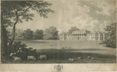 Shugborough Hall: gravure, nd [ca. 1802] door Unbekannt