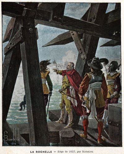 Beleg van La Rochelle door Nicolas Liez