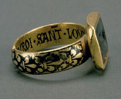 Zegelring van koning Lodewijk IX van Frankrijk (St. Louis) door Unbekannt