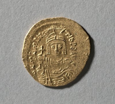 Solidus van Maurice Tiberius, 583-602 door Unbekannt