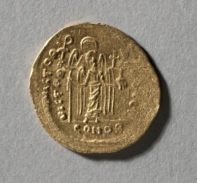 Solidus van Maurice Tiberius door Unbekannt
