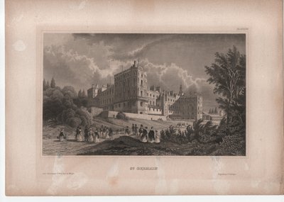 Kasteel van St. Germain nabij Parijs door Unbekannter Künstler