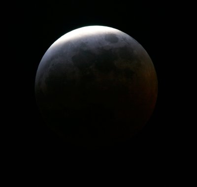 Fase tijdens totale maansverduistering, 3 maart 2007 door Unbekannt