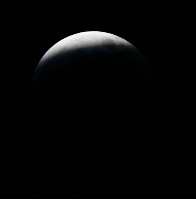 Fase tijdens totale maansverduistering, 3 maart 2007 door Unbekannt