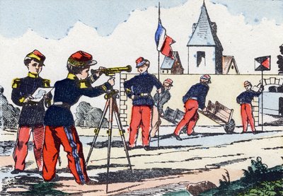 Stalkers (uit Alphabet militaire enfantin) door Unbekannt