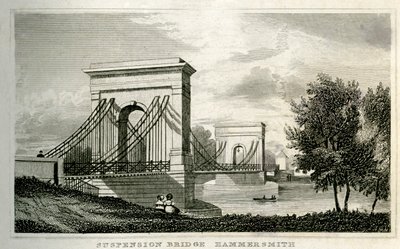 Hangbrug, Hammersmith door Unbekannt