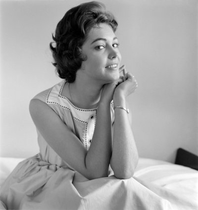 De actrice Inge Schöner in Venetië - 1958 door Unbekannt