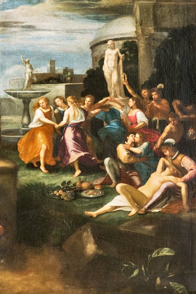 Verzoeking van St. Jerome, detail door Unbekannter Künstler