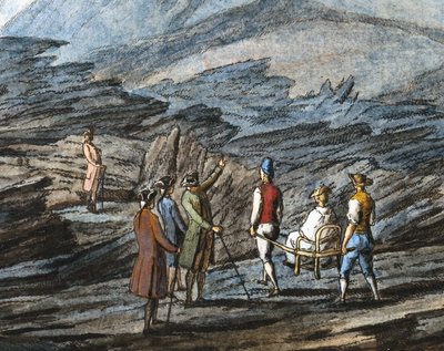 De Atrio di Cavallo-vallei, Koninkrijk Napels, c.1770 door Unbekannter Künstler