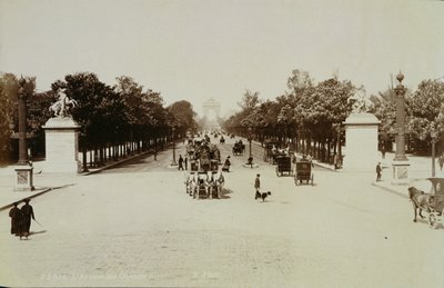 De Champs Elysees, Parijs door Unbekannt