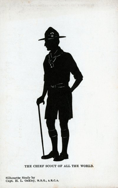 De Hoofdverkenner van de Wereld, Baden-Powell, ca. 1930s door Unbekannt