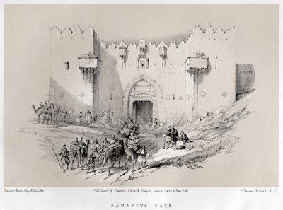 De Damascuspoort door Unbekannter Künstler