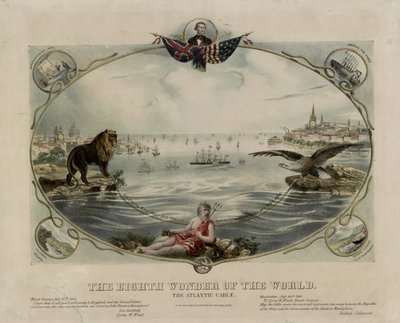 Het Achtste Wereldwonder, Atlantische kabel door Unbekannt