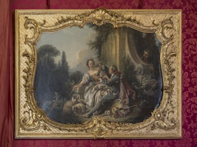 De Galante Herder of de Krans door Unbekannt