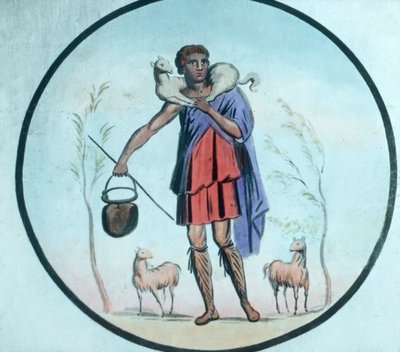 De Goede Herder door Unbekannter Künstler