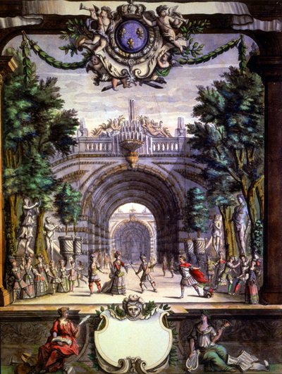 De genoegens van de koning, ballet voor koning Lodewijk XIV in Versailles door Unbekannter Künstler