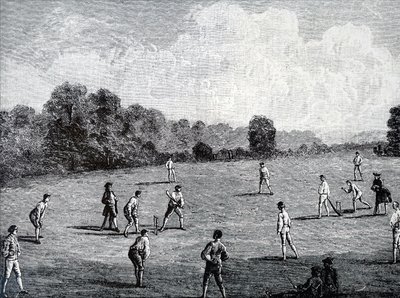 De Royal Academy Club speelt cricket door Unbekannt