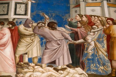 De Scrovegni-kapel. Fresco door Giotto door Unbekannter Künstler