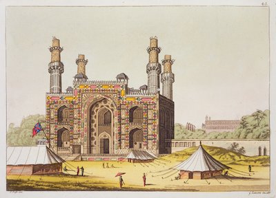Het graf van de Mughal keizer Akbar, uit 
