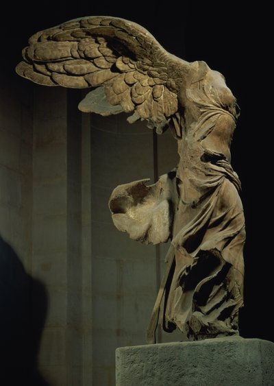 De Overwinning van Samothrace (Parisch marmer) door Unbekannt