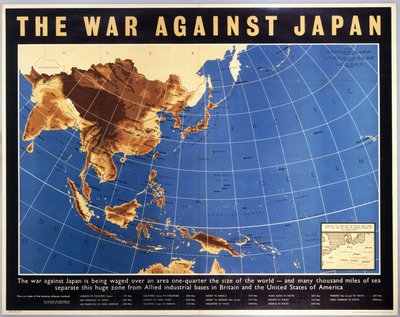 De oorlog tegen Japan, poster, ca. 1944 door Unbekannt