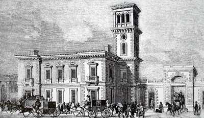 De buitenkant van London Bridge Station door Unbekannt