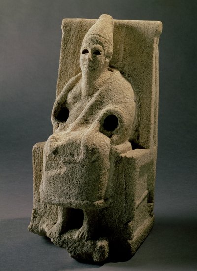 De god El, uit Ugarit door Unbekannt