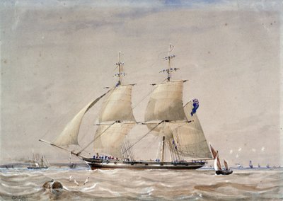 Het zeilschip HMS 