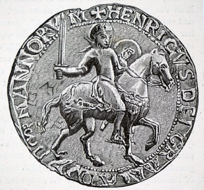 Het zegel van Hendrik I van Engeland. door Unbekannt