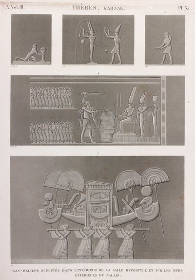 Thebe: Karnak door Unbekannt