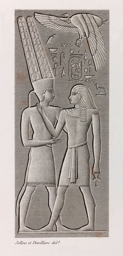 Thebe, Karnak close-up door Unbekannt