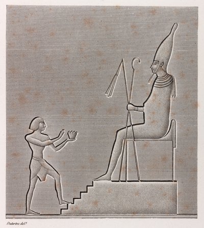 Thebe, Karnak, close-up door Unbekannt