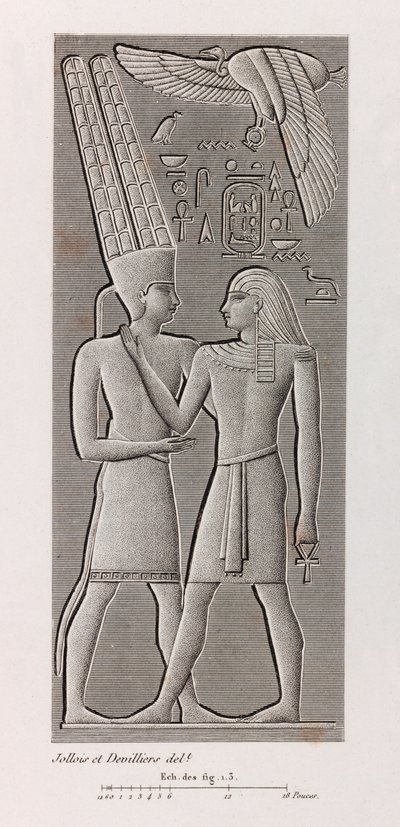 Thebe, Karnak close-up door Unbekannt