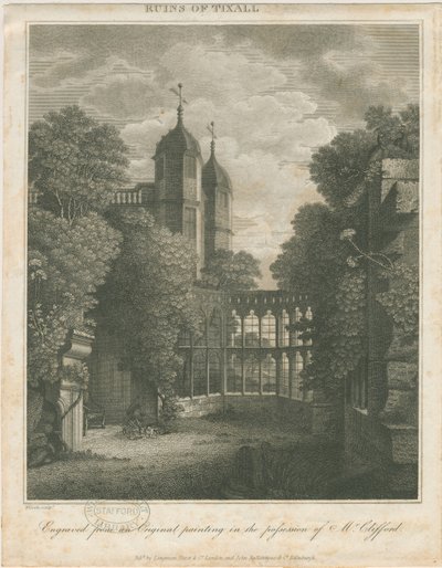 Tixall Hall door Unbekannt