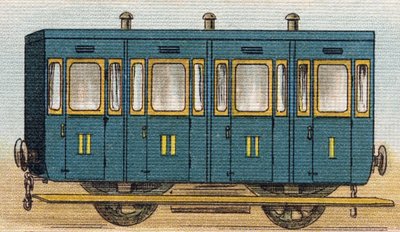 Treinwagon door Unbekannt