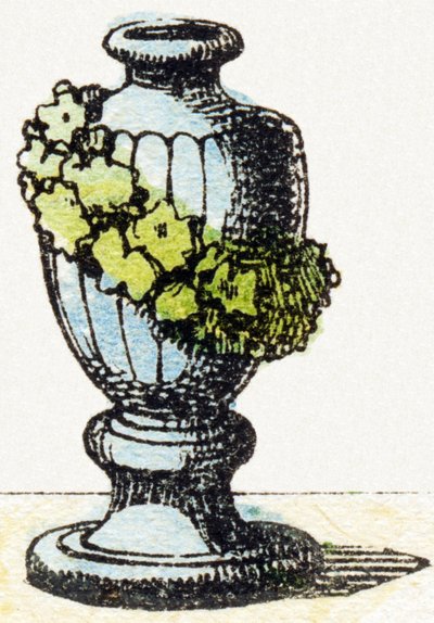 U - Urn - Kindervermaak Alfabet c.1890 door Unbekannt