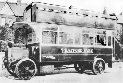 Verenigd Koninkrijk: De Trafford Park Bus. Eccles, ca. 1910 door Unbekannt