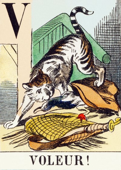 V: Dief! - Het Jacht Alfabet, c.1890 door Unbekannt