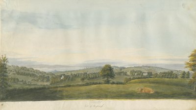 Vale van Shugborough: aquarel, nd [eind 18e eeuw] door Unbekannt