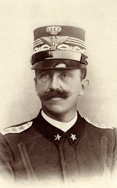 Victor Emmanuel III van Italië door Unbekannter Künstler