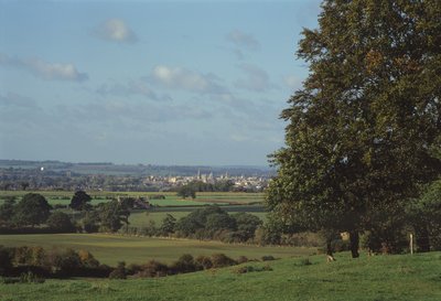 Uitzicht op Oxford vanaf Boar