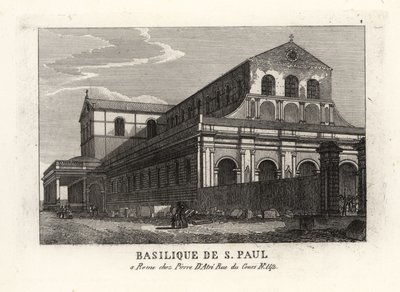Basiliek van Sint-Paulus buiten de Muren, Rome door Unbekannt
