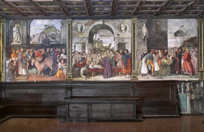 Zicht op de fresco