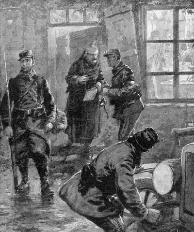 Eerste Wereldoorlog - Veldmaarschalk French en Generaal Joffre door Unbekannter Künstler